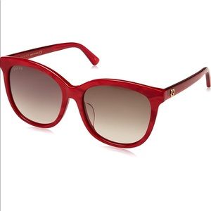 BEAUTIFUL Gucci pearly red square sunglasses